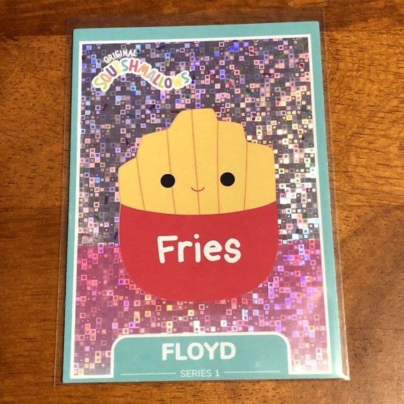 Squishmallow Floyd the French Fries ~ Series 1 Trading Card Squishmallows Pixel - Picture 1 of 2